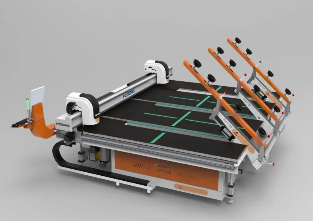 How Does the Loading Mechanism Work on a Mirror Cutting Machine?
